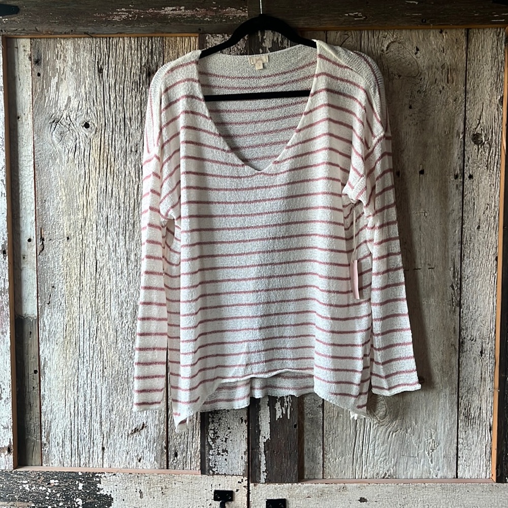 Eclat, boutique, V Neck Sweater, L, NWT